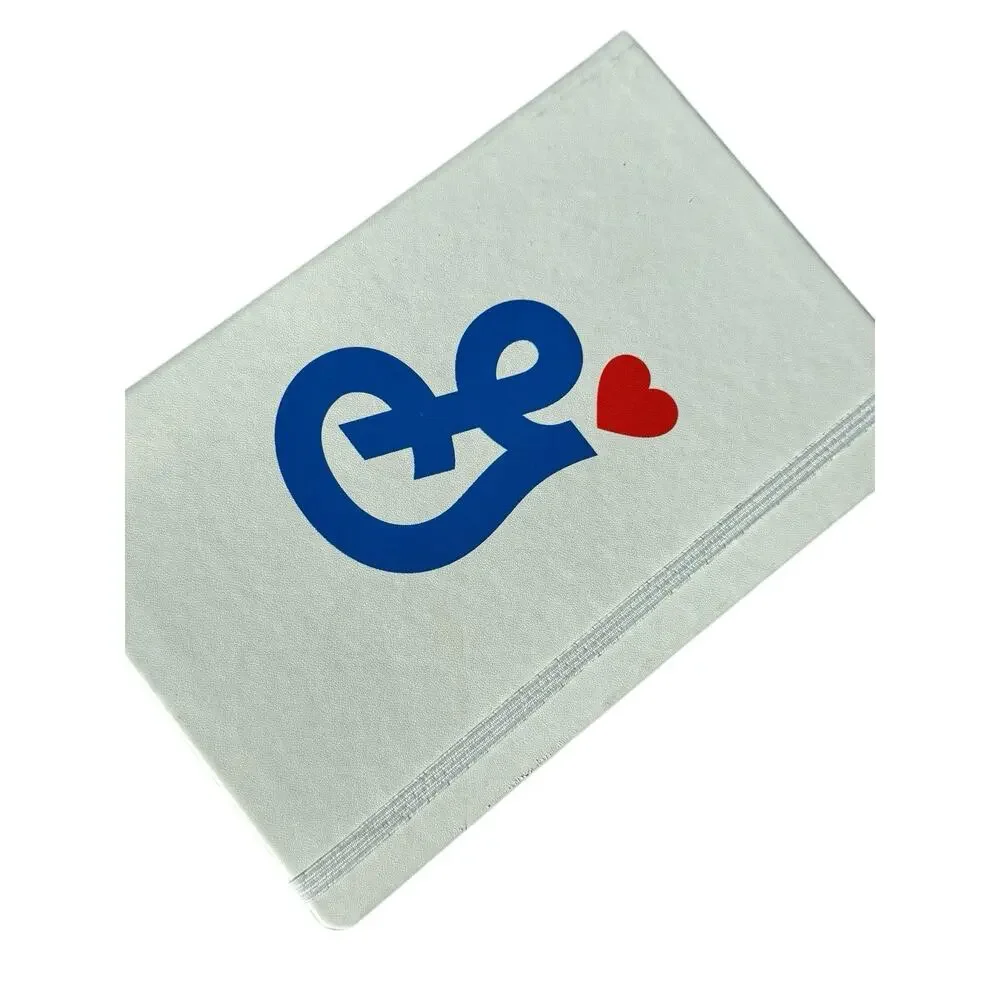 General Mills Branded Notebook Journal Logo‎ Heart Elastic Closure Mostly Full